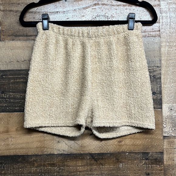 If It Were Me 3 pc Fuzzy Teddy Sleepwear Short Set With Cardigan Womens Sz Small - Picture 8 of 10